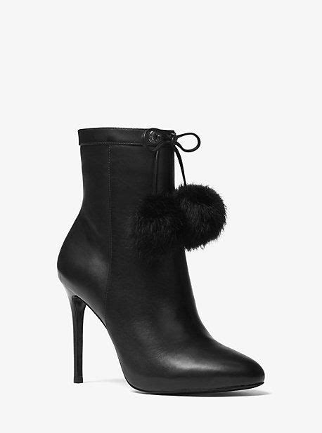 michael kors remi pom pom boots|MICHAEL Michael Kors Remi Booties .